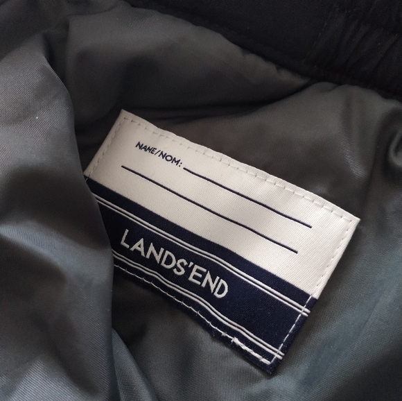 Lands' End Black Unisex Snowboard Ski Pants Grow-A- Longs 18 - Picture 5 of 12